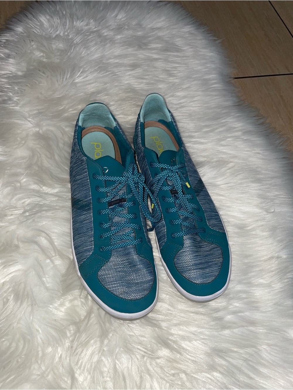 PLAE Prospect Teal Lace-Up Women's Active Sneakers